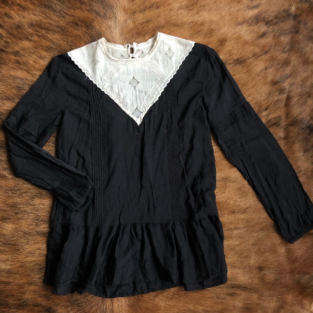 Free People Babydoll Blouse